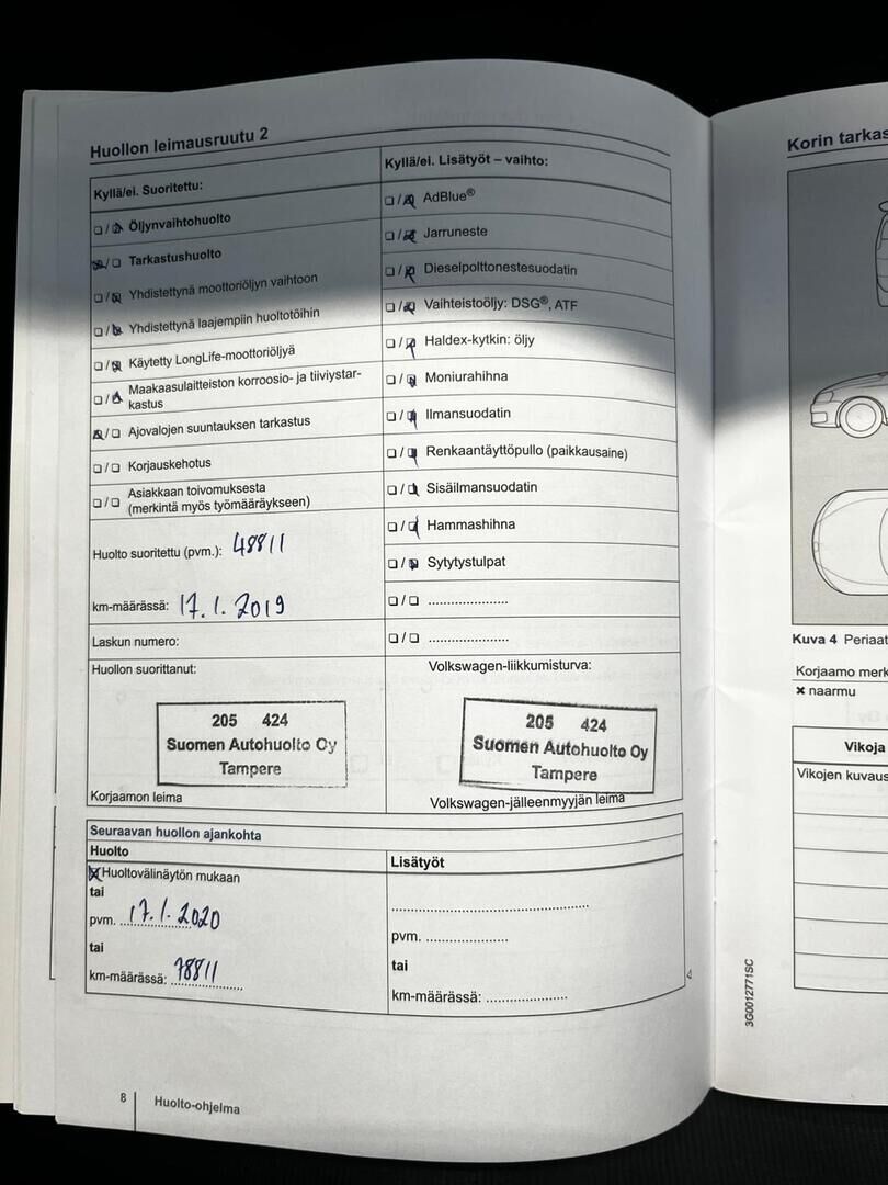 Volkswagen Passat 2016 Keltainen