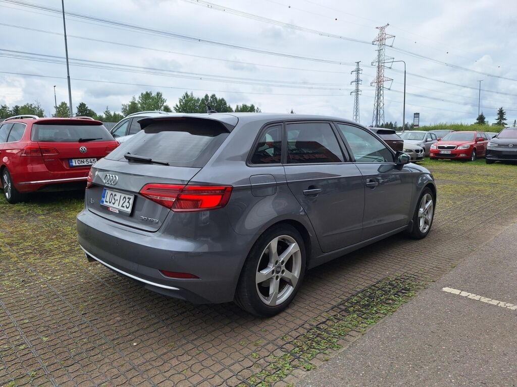 Audi A3 2019 Harmaa