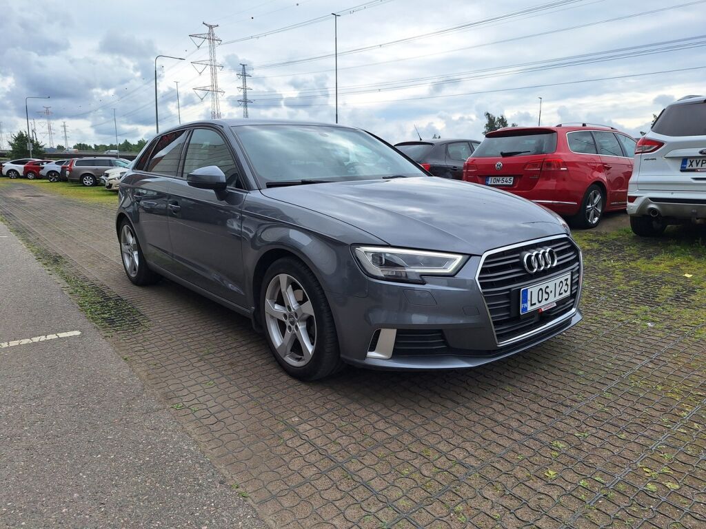 Audi A3 2019 Harmaa