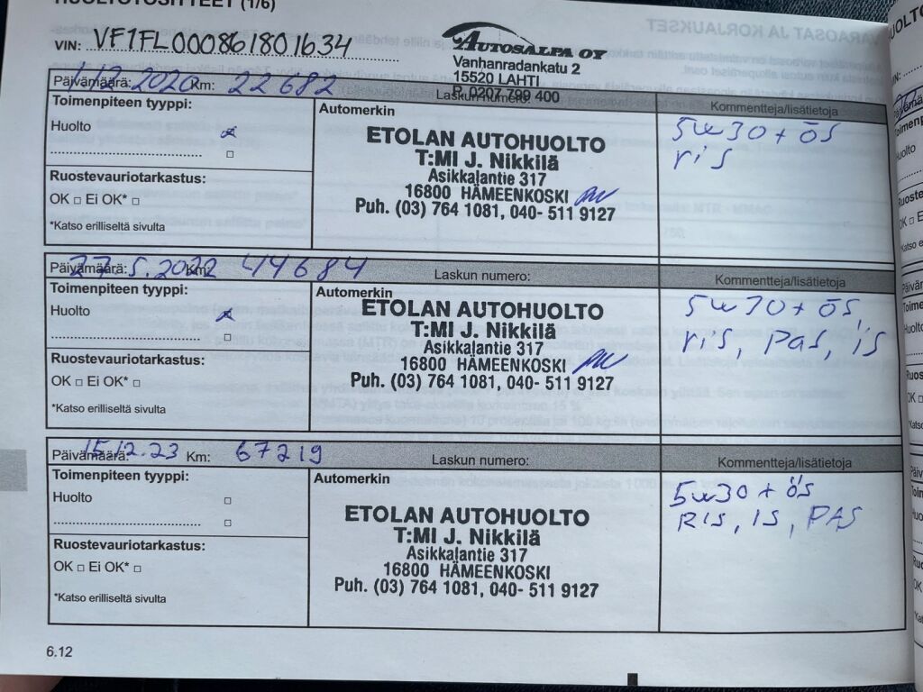 Renault Trafic 2019 Sininen