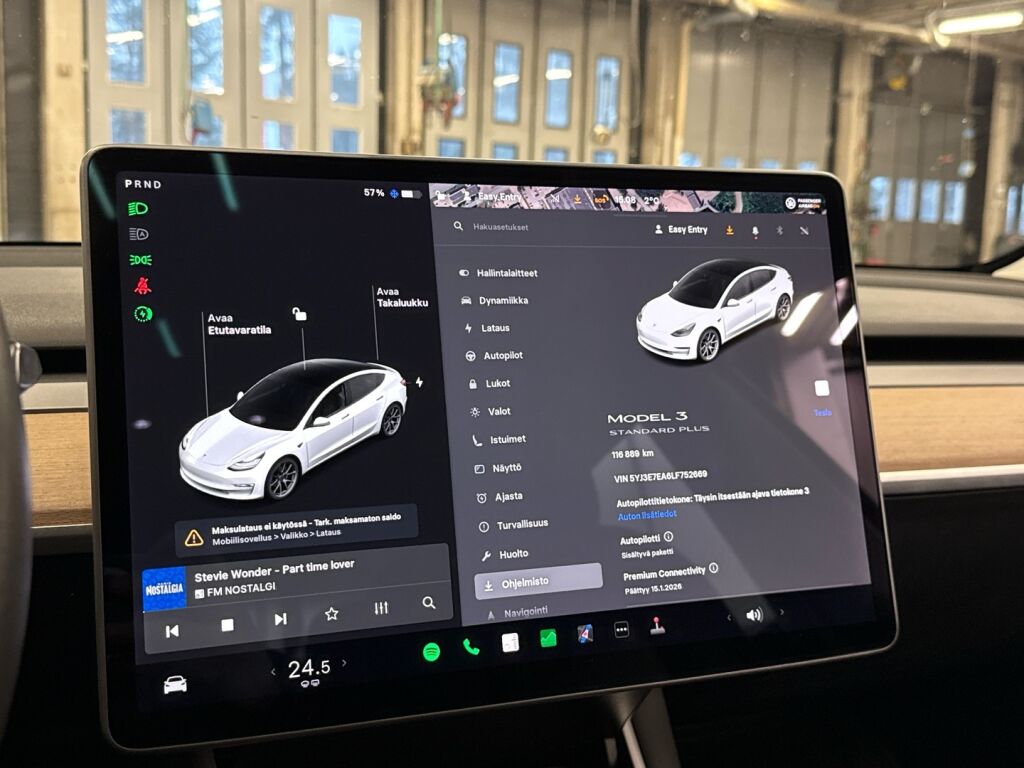 Tesla Model 3 2020 Valkoinen