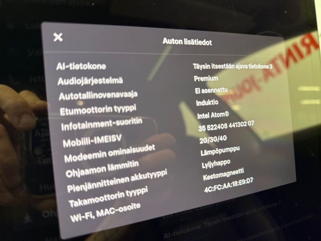 Tesla Model 3 2021 Valkoinen