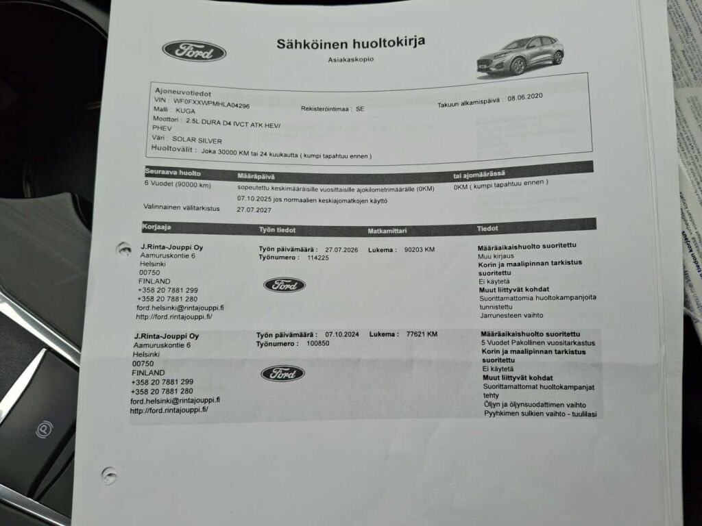Ford Kuga 2020 Harmaa
