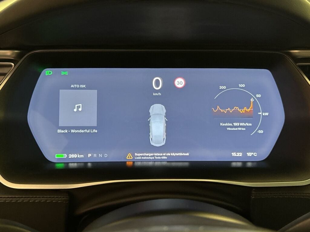 Tesla Model S 2017 Musta