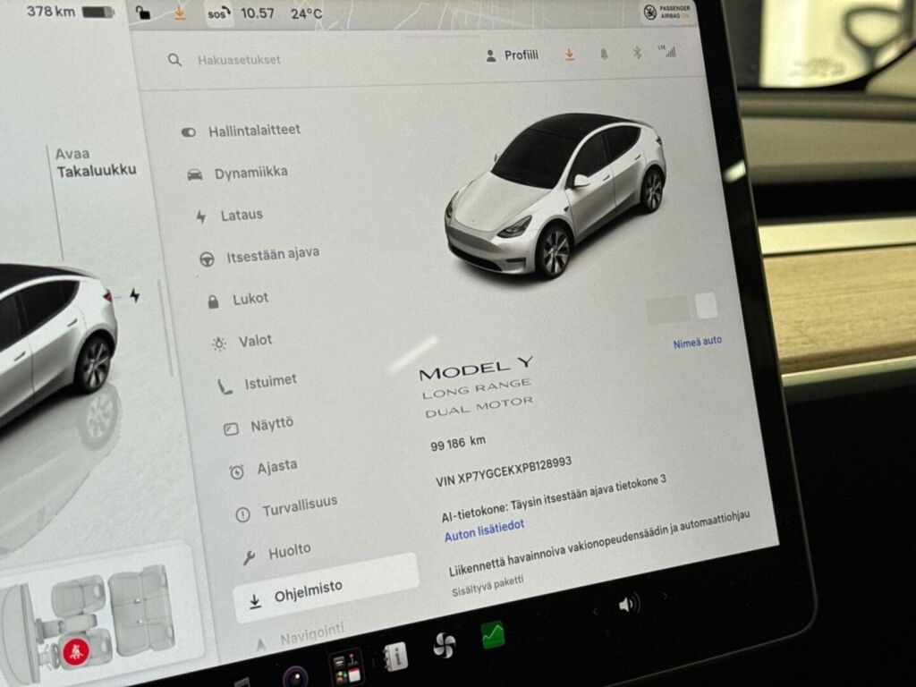 Tesla Model Y 2023 Valkoinen