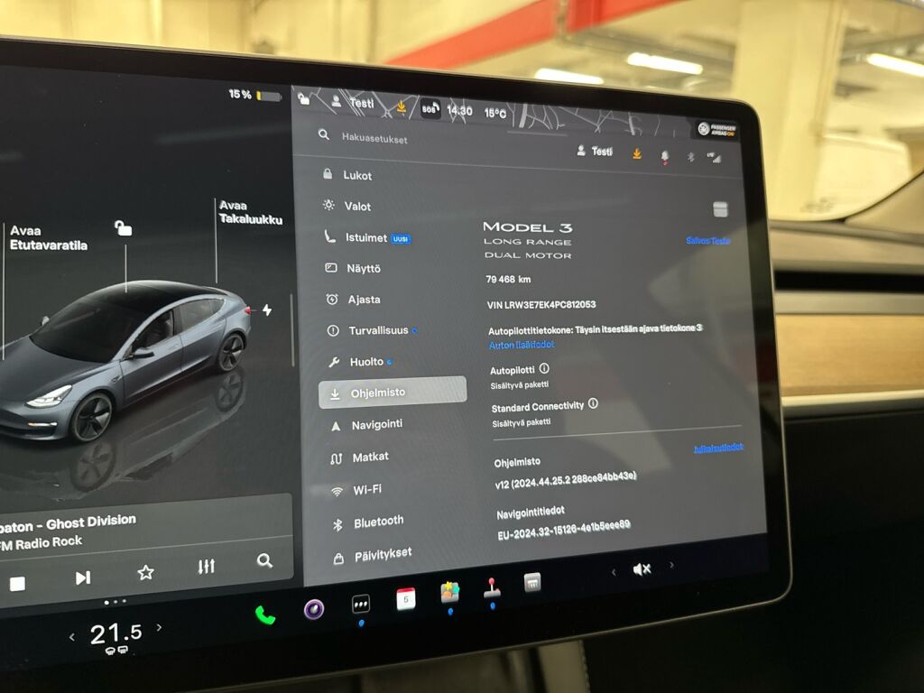 Tesla Model 3 2023 Harmaa