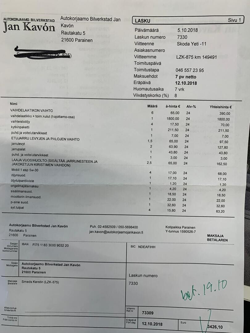 Skoda Yeti 2011 Valkoinen