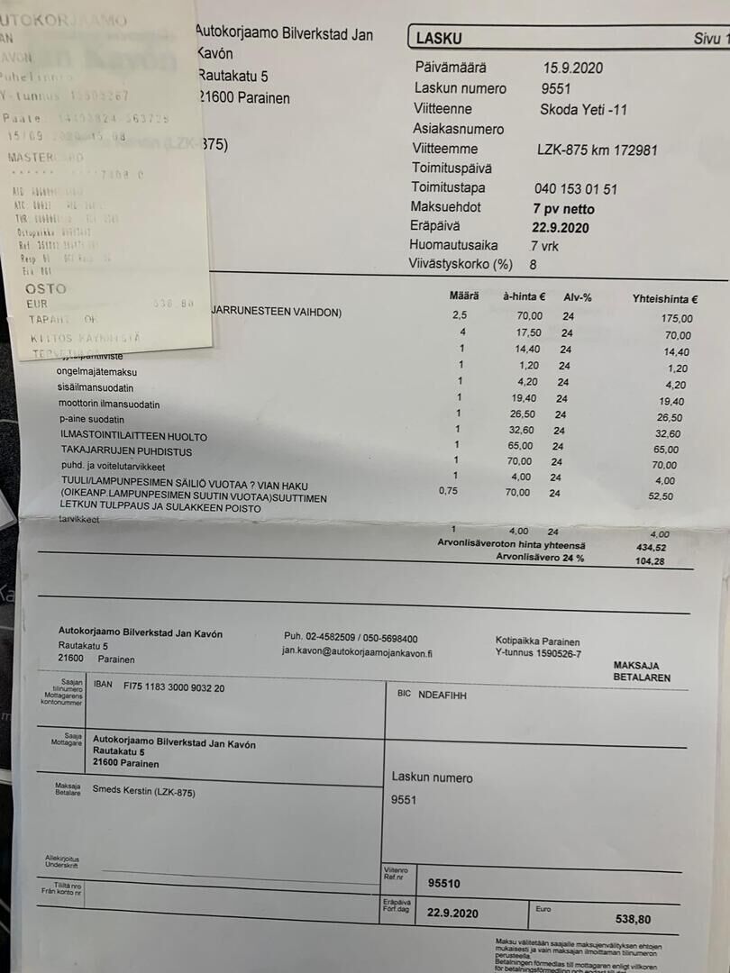 Skoda Yeti 2011 Valkoinen