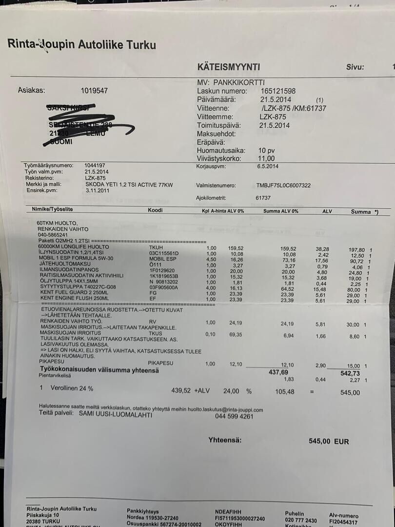 Skoda Yeti 2011 Valkoinen