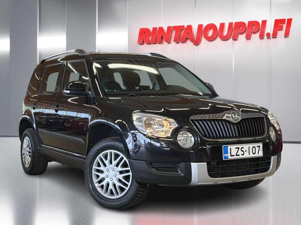 Skoda Yeti 2012 Musta