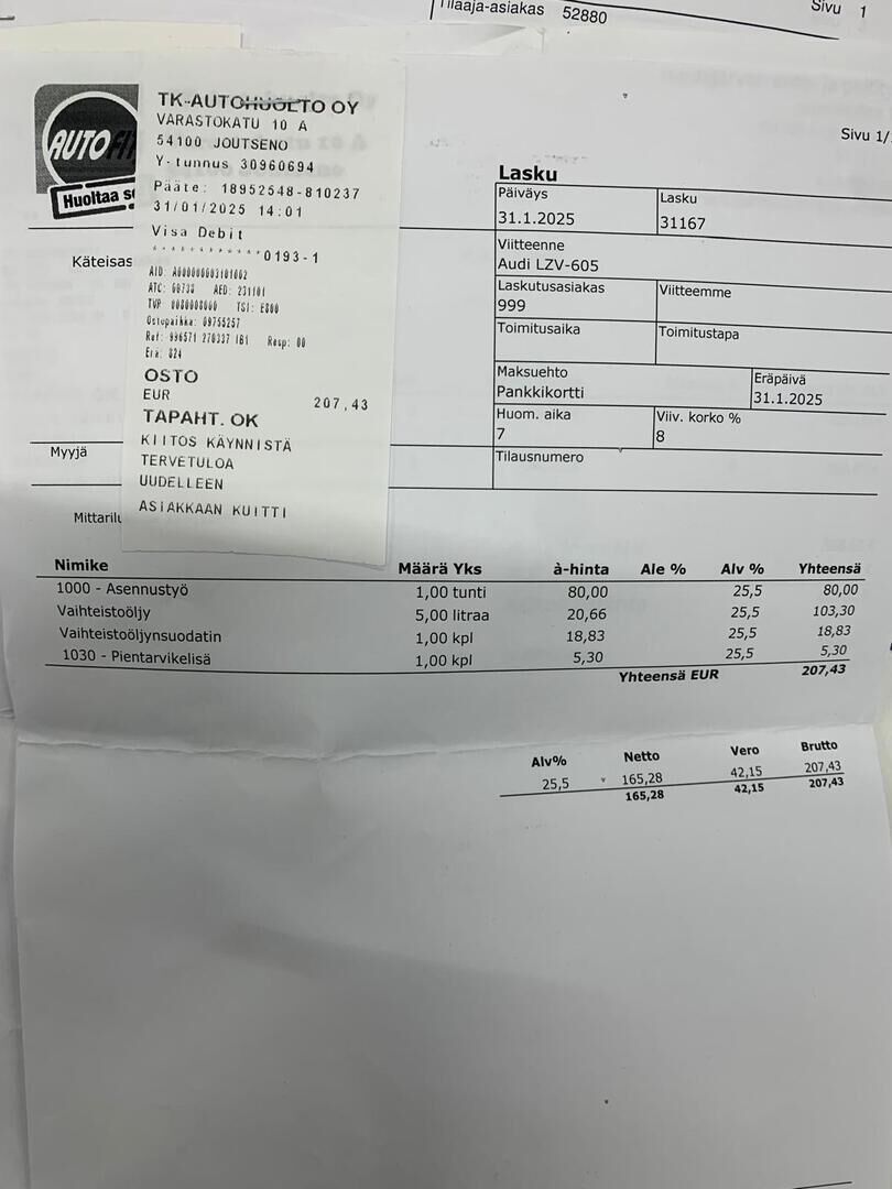 Audi A4 2012 Punainen