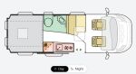 Adria TWIN SELECT 640 SGX 2027 Harmaa