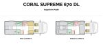 Adria CORAL SUPREME 670 DL 2027 