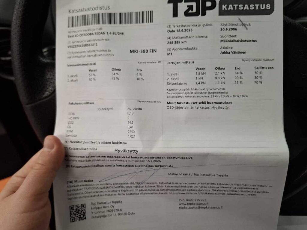 Seat Cordoba 2006 Musta