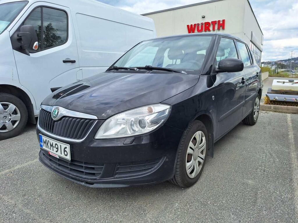 Skoda Fabia 2012 Musta