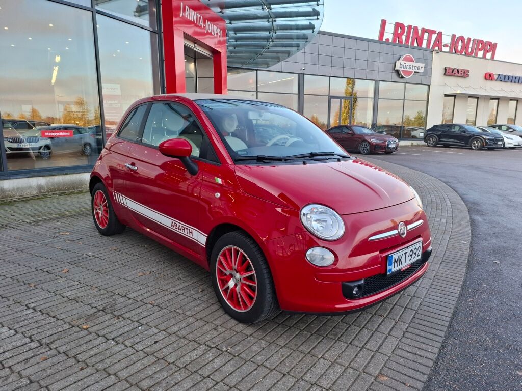 Fiat 500C 2012 Punainen