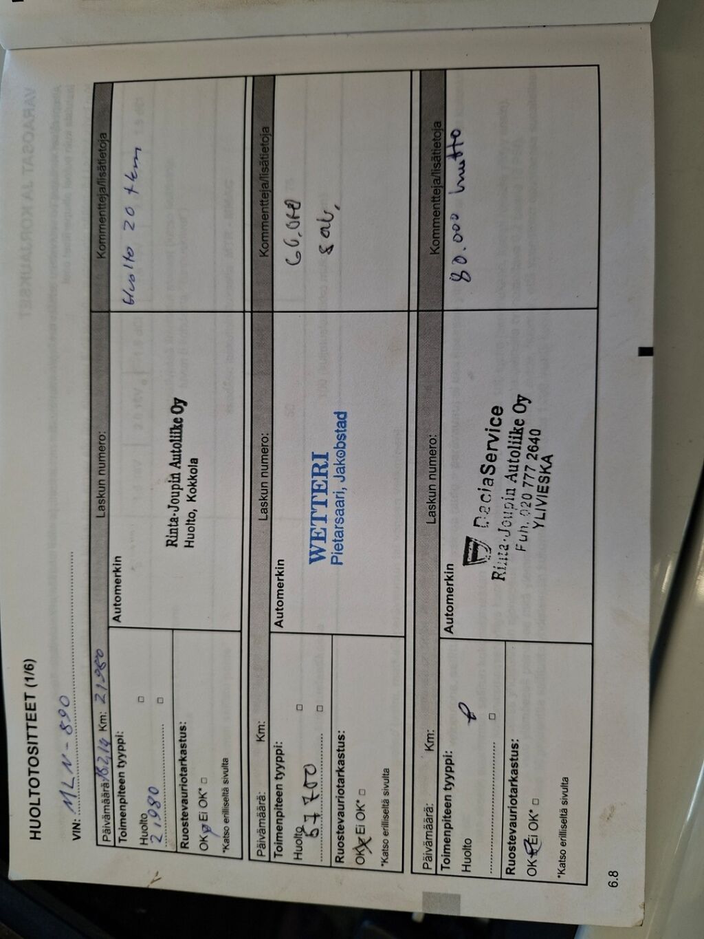 Dacia Duster 2013 Valkoinen