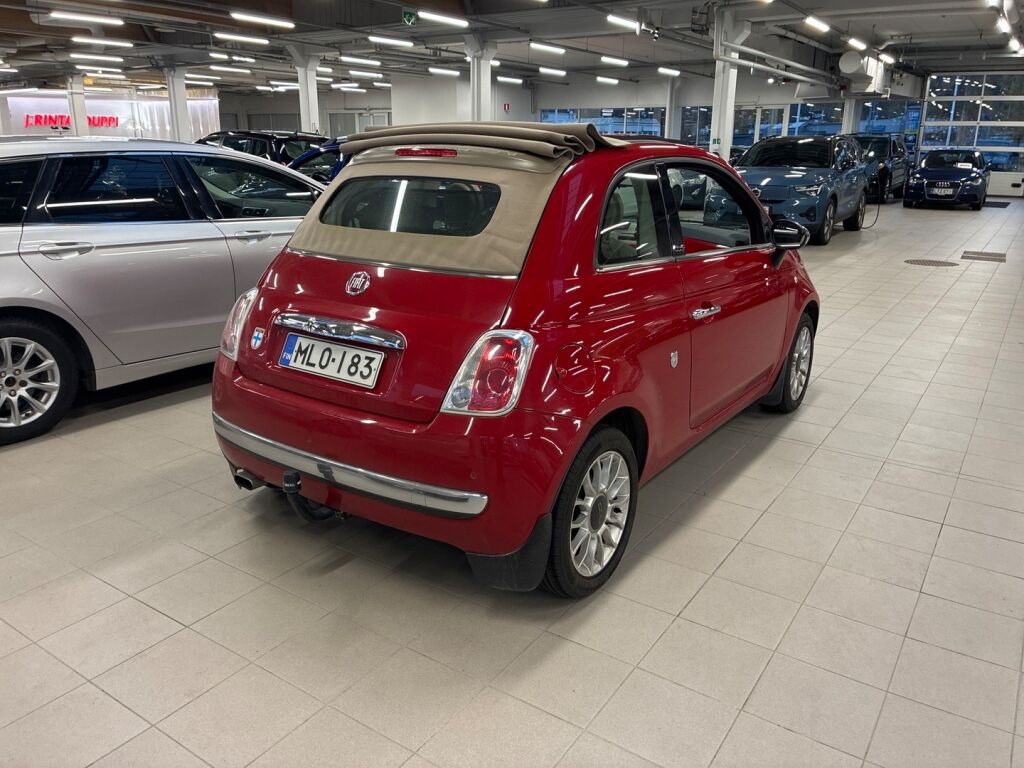 Fiat 500C 2013 Punainen