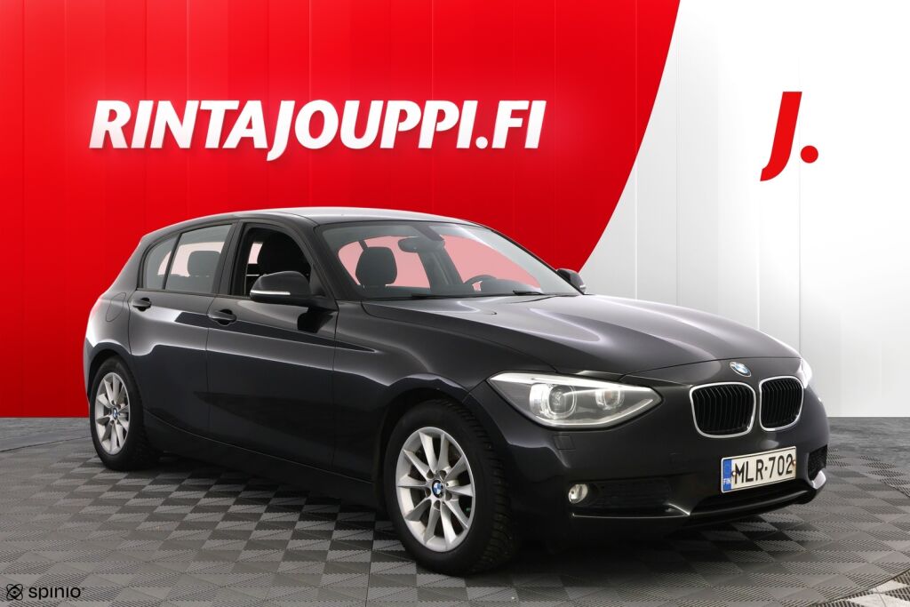 BMW 118 2014 Musta