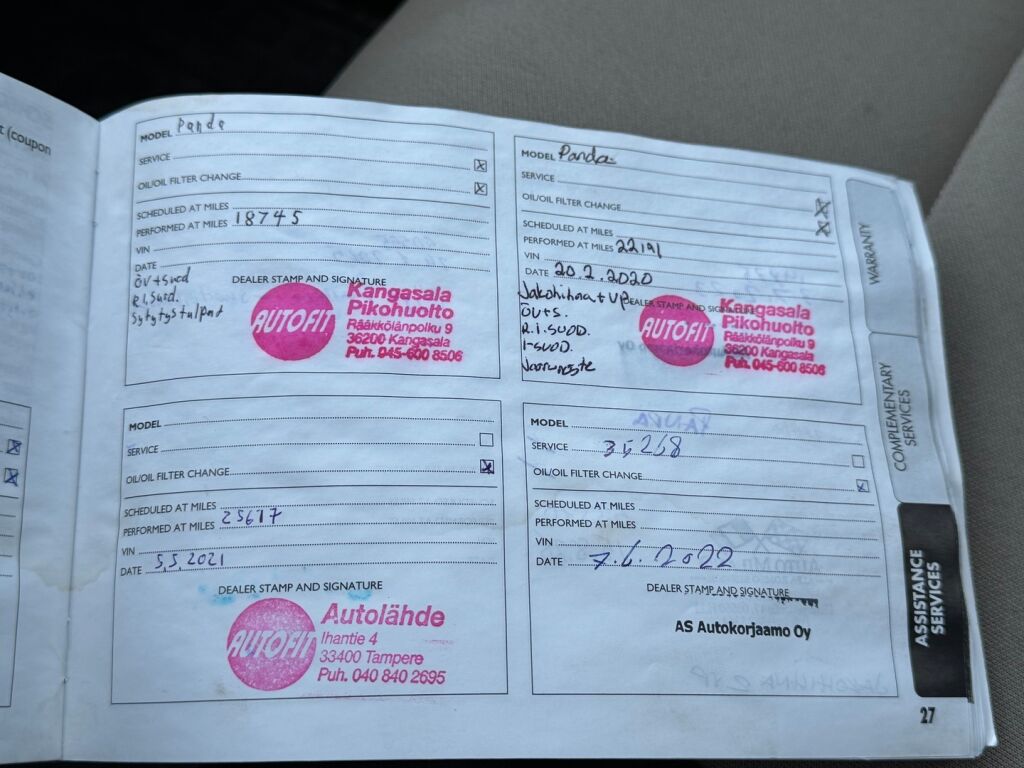 Fiat Panda 2015 Punainen