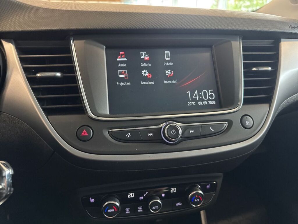 Opel Crossland X 2017 Metallinhohto Harmaa