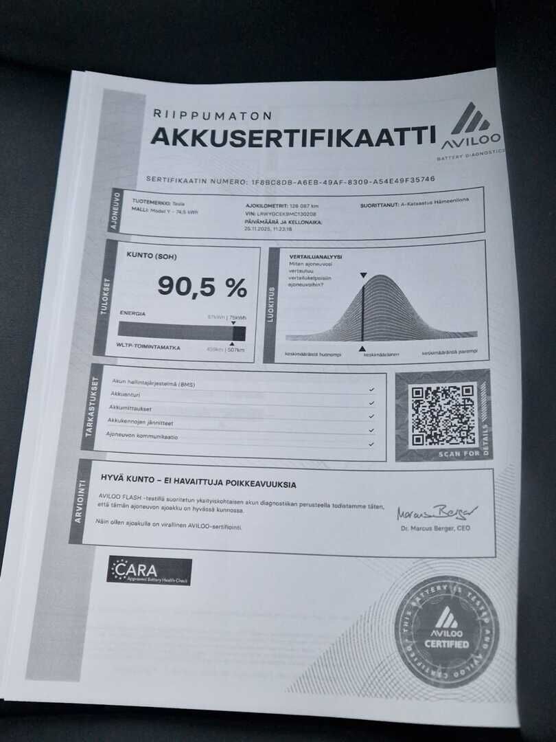 Tesla Model Y 2021 Valkoinen