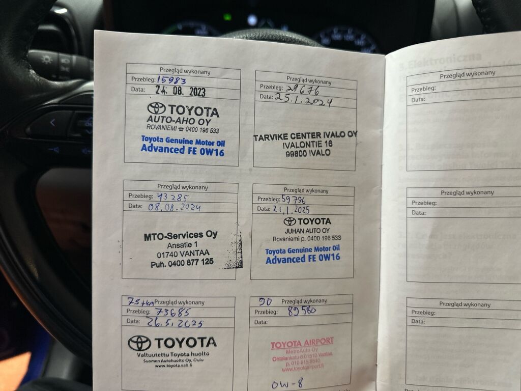 Toyota Yaris 2022 Sininen