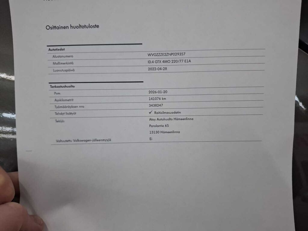 Volkswagen ID.4 2022 Valkoinen