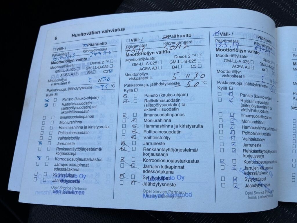 Opel Astra 2010 Valkoinen