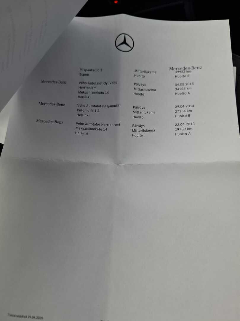 Mercedes-Benz B 2012 Harmaa