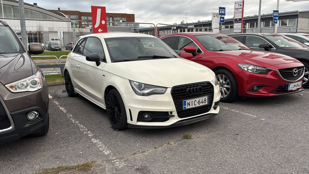 Audi A1 2012 Valkoinen