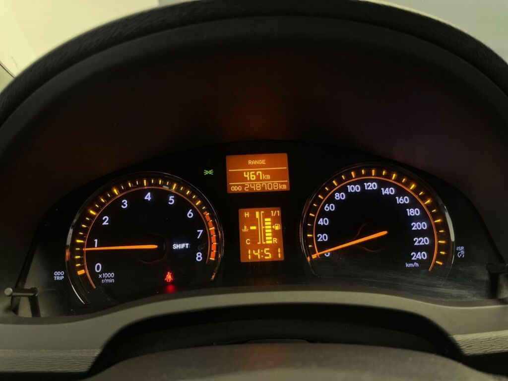 Toyota Avensis 2010 Musta