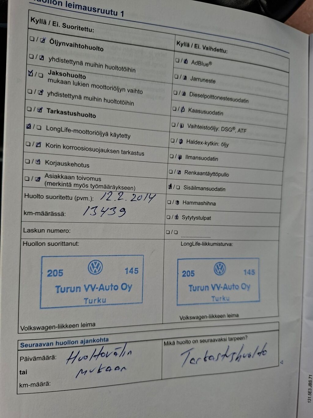 Volkswagen Beetle 2012 Sininen