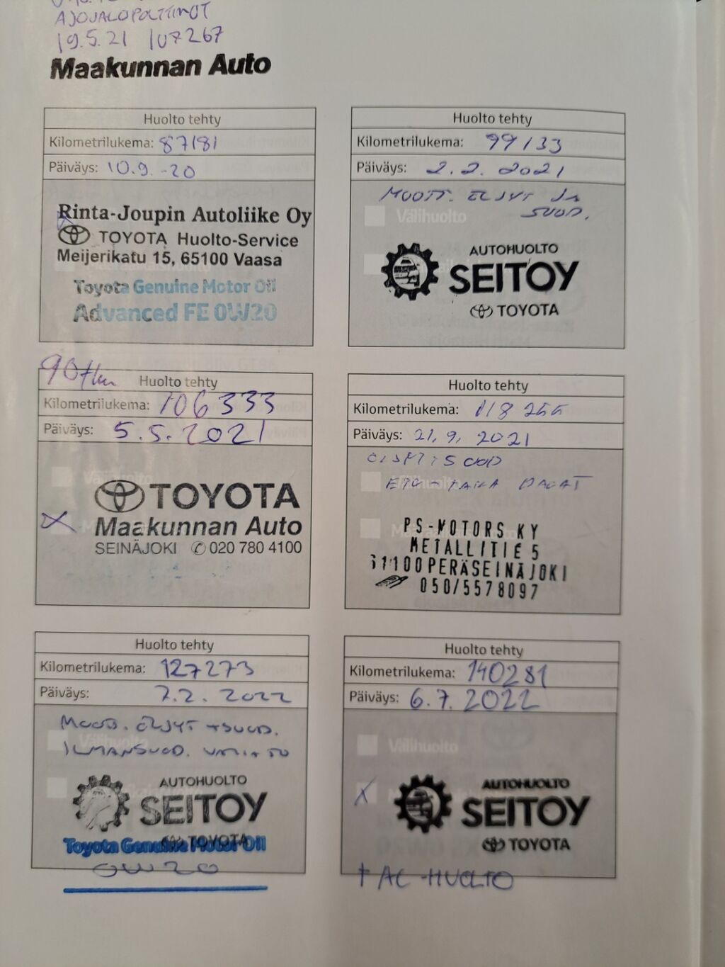 Toyota Avensis 2014 Valkoinen