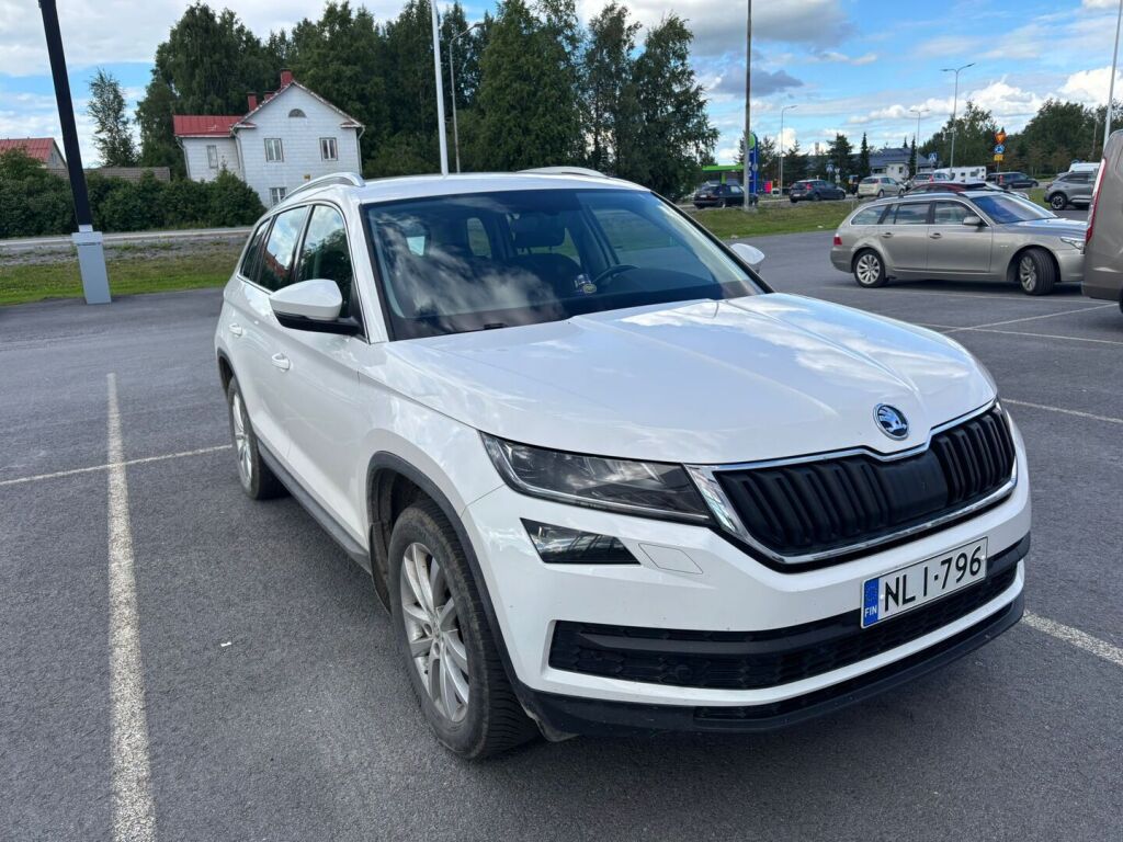 Skoda Kodiaq 2019 Valkoinen