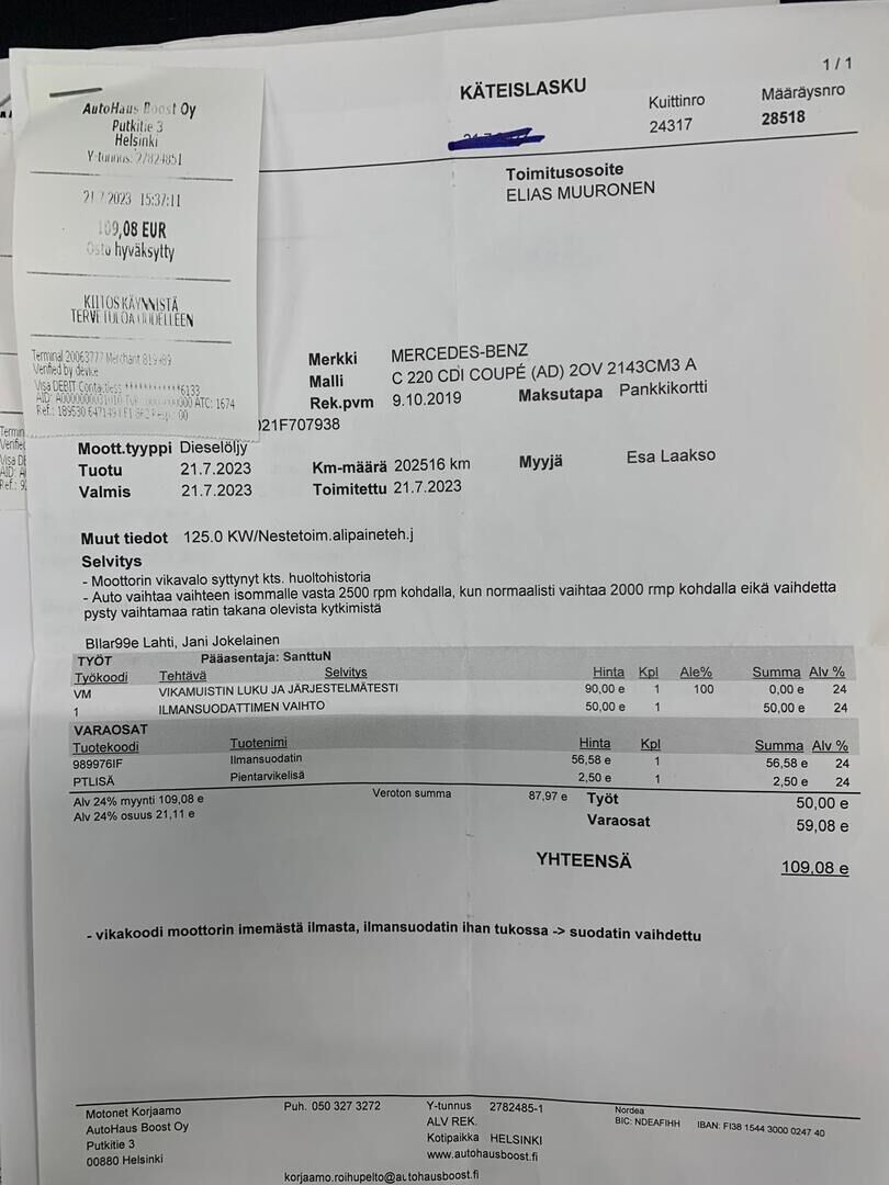 Mercedes-Benz C 2011 Harmaa