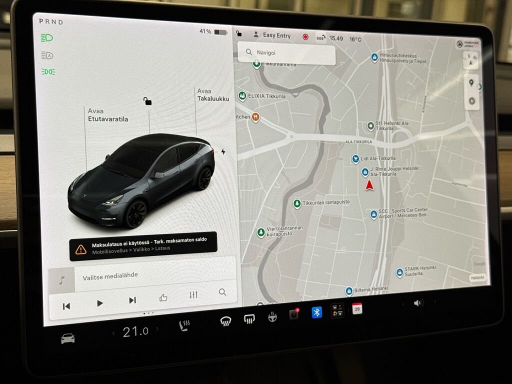 Tesla Model Y 2021 Harmaa