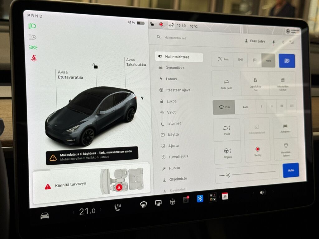 Tesla Model Y 2021 Harmaa