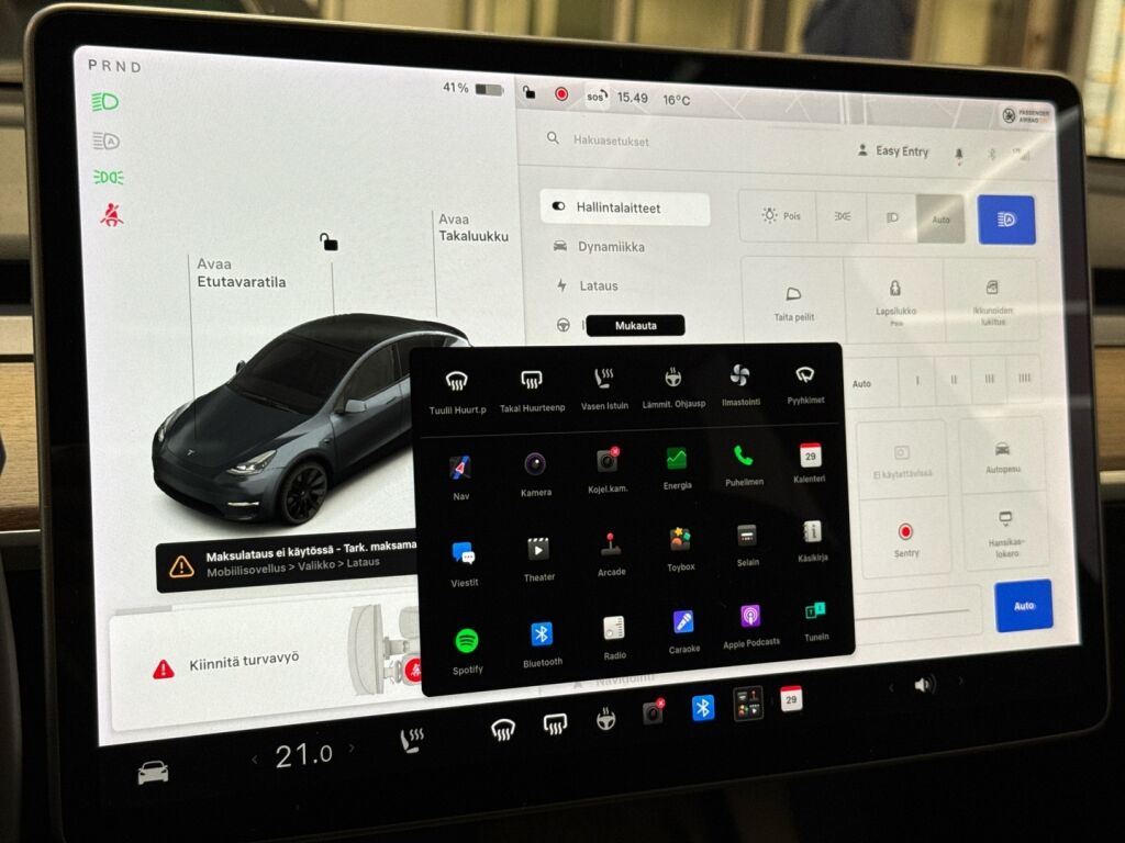 Tesla Model Y 2021 Harmaa