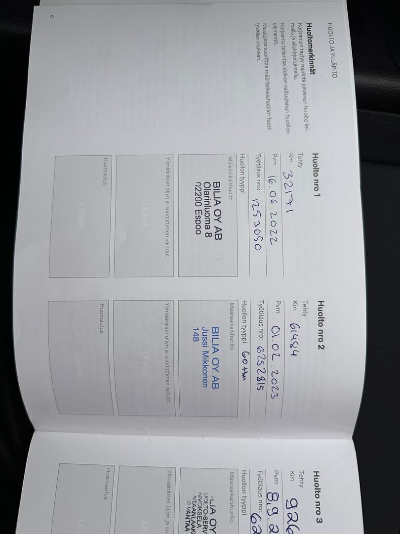 Volvo V60 2022 Musta