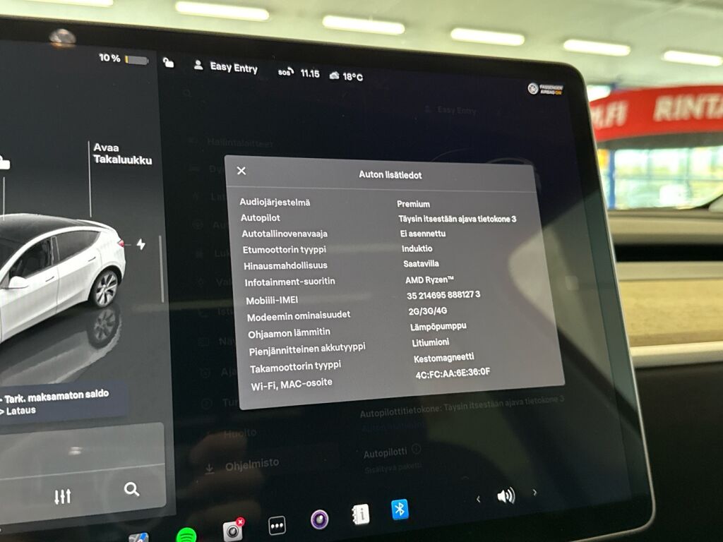 Tesla Model Y 2023 Valkoinen