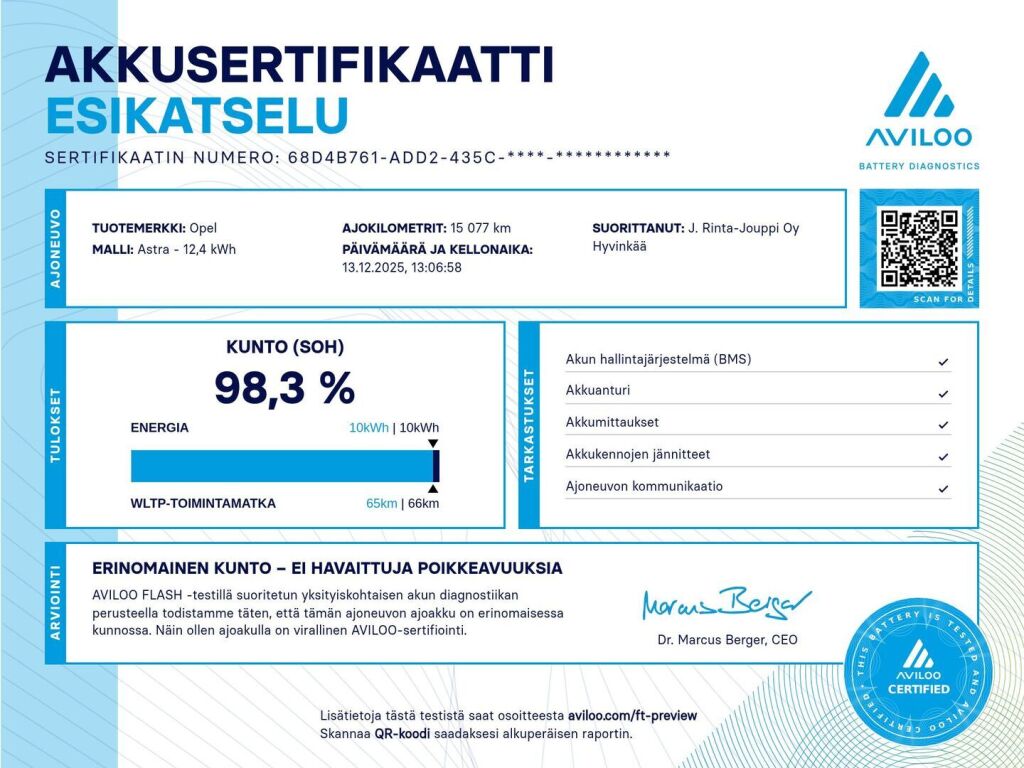 Opel Astra 2023 Musta