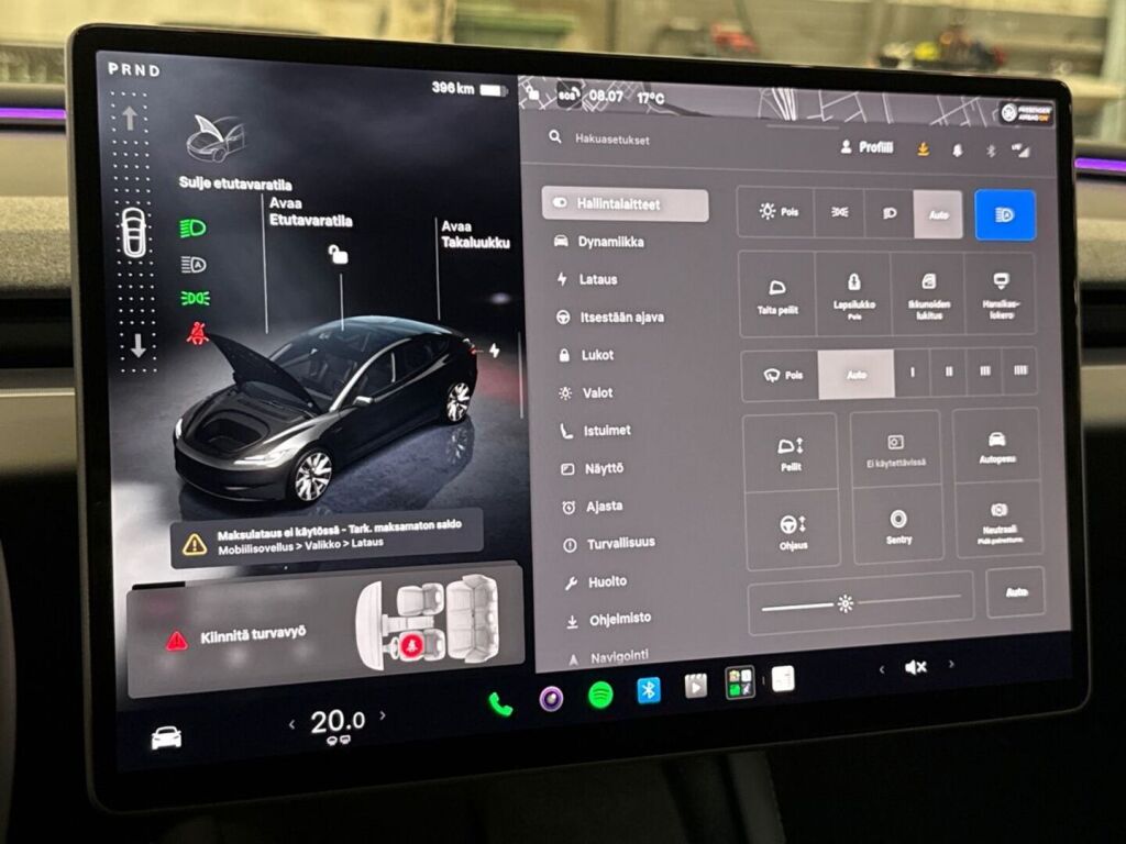 Tesla Model 3 2025 Musta