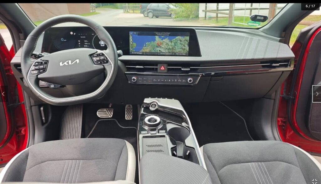Kia EV6 2023 met.punainen