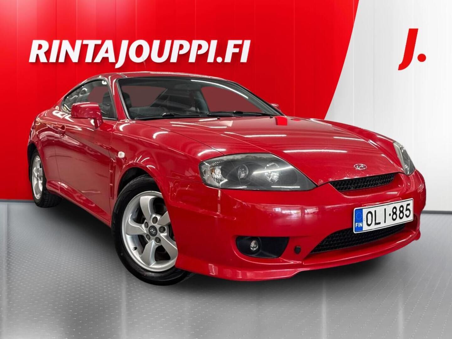 Punainen Hyundai Coupe