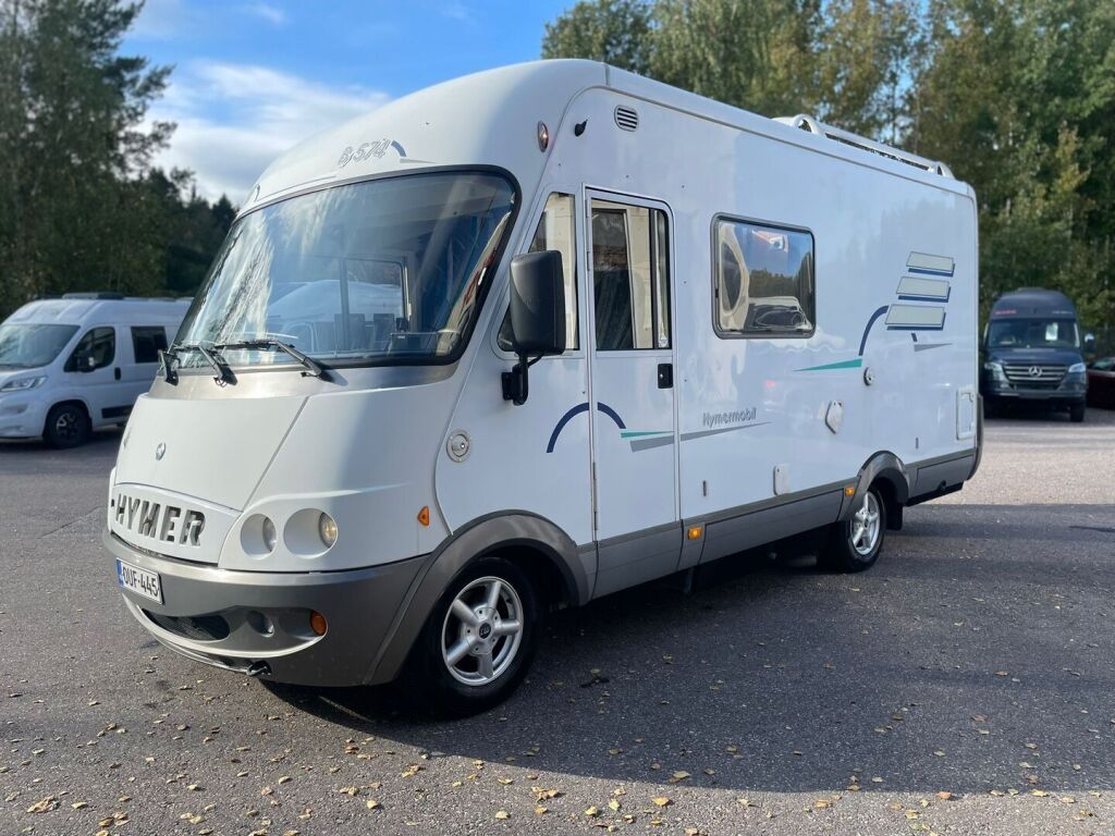 Hymer Mobil B574 2003 Valkoinen