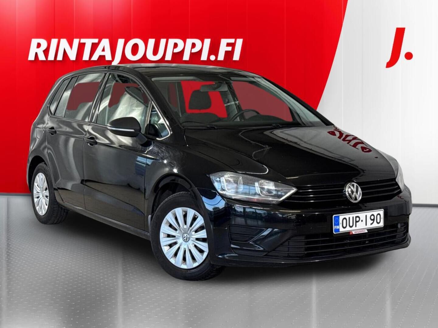 Musta Volkswagen Golf Sportsvan