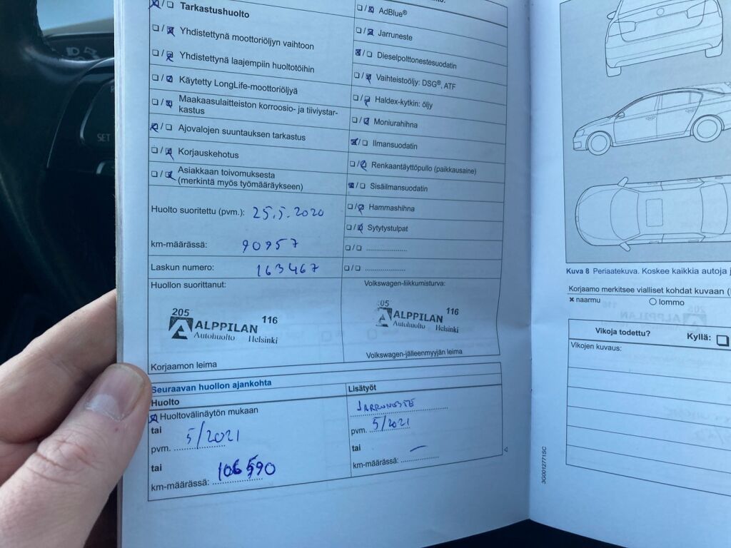 Volkswagen Passat 2016 Valkoinen