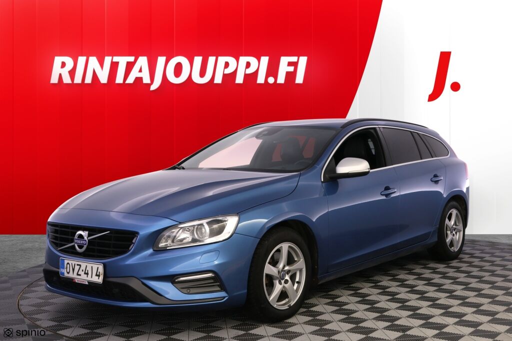 Volvo V60 2018 Sininen