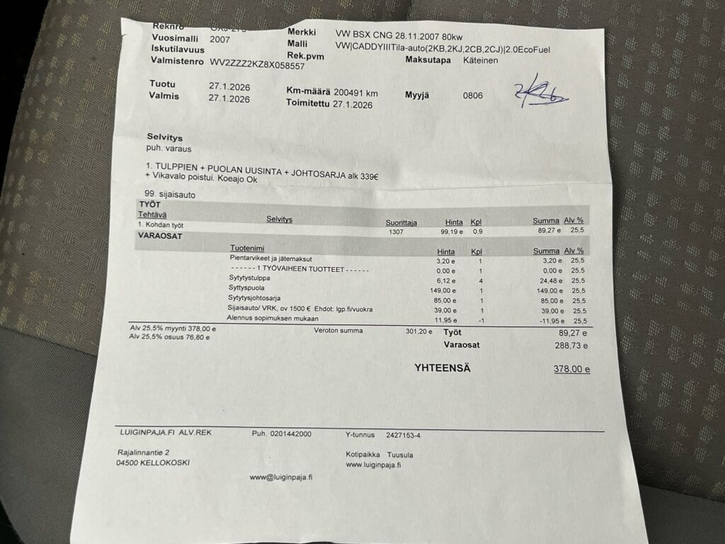 Volkswagen Caddy 2007 Harmaa